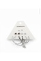 Silver Color 12Pcs(6 Pairs) Stainless Steel Earring Set 4