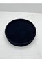 Suede Fabric Black Color 20X20 cm Round Padded Bracelet Clamp Tray - 4