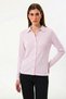 100% Organic Cotton Pink Slim Fit Women's Shirt - 3