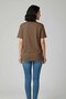 Women's Oversize 100% Cotton Crew Neck Teddy Bear Embroidered T-Shirt - Mon Petit Series - 6