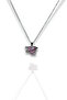 Zircon Pink Stone Heart Orbit Necklace Does Not Tarnish, Shipped in Gift Packaging 45cm - 2