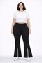 Sim Detailed Slit Steel Fabric Trousers