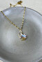 Crescent Pendant with Butterfly Motif, Does Not Tarnish, Shipped in Gift Packaging, 45 cm - 2