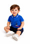 Baby Boy Polo Collar Printed Tshirt Shorts Summer Set - 5