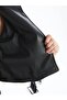 New Season Belted Oversize Crop Leather Jacket - 4