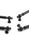 Furniture Kitchen Drawer Cupboard Cabinet Door Handle Handles Handle 128 mm Black Metal Handle - 4