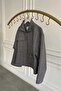 سترة بومبر بنمط جلد السمكة - 3