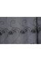 Brode 2350 Desen Black Color Single Wing Ready-Made Pleated Background Curtain 300*260 cm - 4