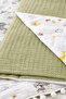 Baby Changing Set Muslin – Padded Changing Mat, Pillow, Bib and Pique - 5