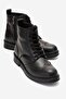 Nelvy Black Skin Genuine Leather Women's Boots