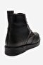 Nelvy Black Skin Genuine Leather Women's Boots - 5