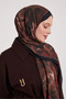 Patterned Silk Shawl - Endless Black - 3