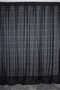 Brode 2250 Desen Black Color Single Wing Ready-Made Pleated Background Curtain 300*260 cm