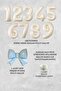 Blue Bow Balloon Cream Age Balloon Birthday Balloon Set - 2