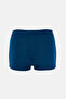 Dark Blue Patterned Micro Modal Boxer - 2