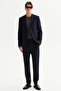 Slim Fit Yün Karışımlı Ceket