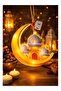 LED Ramadan Moon Mosque Hanging Light – Eid Mubarak Islamic Home Decoration