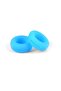 Silicone Non-Slip Round Earplug Holder Blue 1 Pair - 2