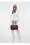 Women's Leather Hand and Shoulder Bag - Stylish Design with Lock Detail - 2