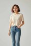 Women's 100% Cotton Glittery Sparkle Short Sleeve Crew Neck Basic T-Shirt