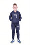 3-Piece Hooded Kangaroo Pocket Printed Detailed 6-Piece Boys' Tracksuit Set - 3