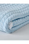 Baby Blue Textured Knit Blanket - 3