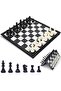 Chess Board Set Game, Magnetic Chess with Chess Folding/Portable Storage Board