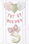 Pink Bow Concept Birthday Balloon Set Set223
