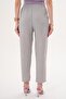 Women's Carrot Leg Linen Trousers - 260162 - 5