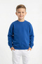 Unisex Kids Sweatshirt |   Crew Neck with Fleece Inside |   4-6 Years Old Cobalt Blue