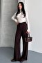 Women's High-Waisted Lace-Up Wide-Leg Palazzo Pants – Comfortable Fit Casual & Stylish - 4
