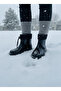 Konçlu Plush Unisex Rain Boots 36-40 Black