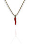 Hot Pepper Necklace, Non-Tarnish Steel, Shipped in Gift Box, 45 cm