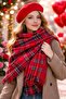 Valentine's Day Special Series Scarf and Painter's Beret Set, Valentine's Day Gift - 4