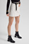 Women's Black Leather Tpu Sole Double Buckle Pointed Toe Zipper Heeled Boots - 2