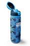 Navy Blue Colored Patterned Steel Thermos with Straw and Direct Drinking Feature 800 ml 38568 - 3