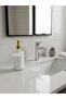 Glass Liquid Soap Dispenser 750 ml Stylish Glass Soap Dispenser for Bathroom & Kitchen - 3