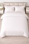 Elastic Satin Striped Double Duvet Cover Set - 2