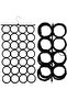 32 Hole Ring Rope Scarf Wraps Shawl Storage Holder Hook Hanger Decor Room - 2