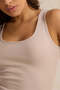 Women Beige Solid Vest - 4