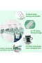 Skirt Hangers, Clothes Plastic Pant Hangers with 2-Adjustable Anti-Rust Clips 360 ° Swivel Hooks - 2