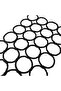 32 Hole Ring Rope Scarf Wraps Shawl Storage Holder Hook Hanger Decor Room - 3