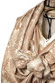 (120 X 120) Modal Silk Square Double Printed Shawl - 4