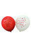 15-Pack Happy Valentine’s Day Printed Balloons – Red & Pink Latex Balloons for Party Decor - 3