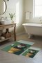 Non-Slip Base Modern Bathroom Mat Set |   Thin & Washable |   60X100 & 40X60 cm