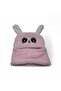 Girl's Earflap Beanie Neck Warmer Set – Cute Rabbit Pattern Fleece Winter Hat & Scarf, Ages 3-12 - 4
