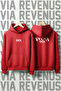 Vecna 001 Stranger Things Printed Unisex Oversize Hooded Sweatshirt Special Design Hoodie