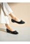 Noya Bowknot Detailed Knitted Patterned Thermo Sole Women's Babet - Casual and Stylish Comfortable Design - 3