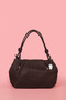 Women's Bitter Brown Textured Drawstring Premium Hand and Shoulder Bag