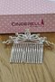 Tiara Zircon Stone Girls' Princess Birthday Crown 10cm - Wedding Henna Crown Scalloped Hair Bun Clip - 6